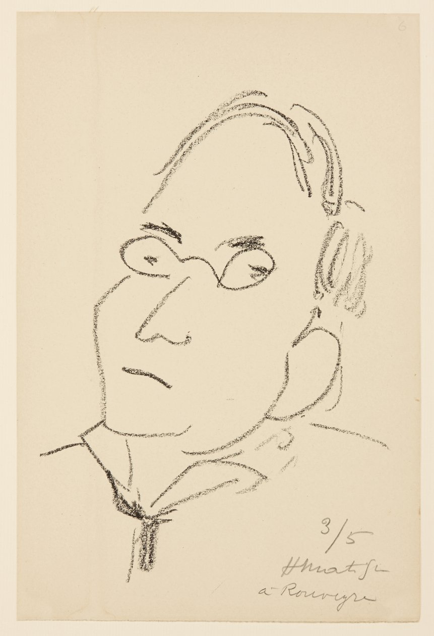 Portrait of Paul Léautaud - Henri Matisse