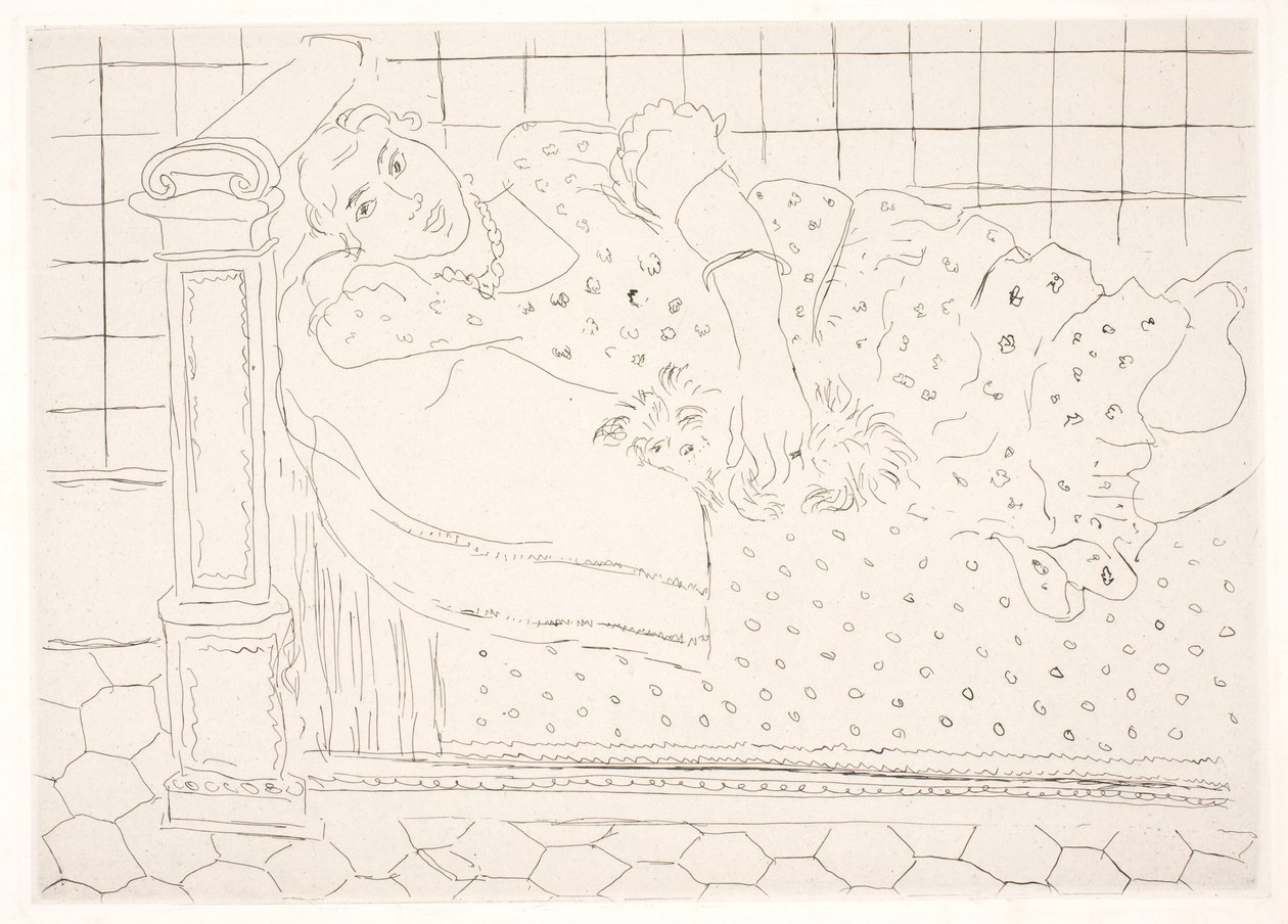 Repos, figure avec Gika - Henri Matisse