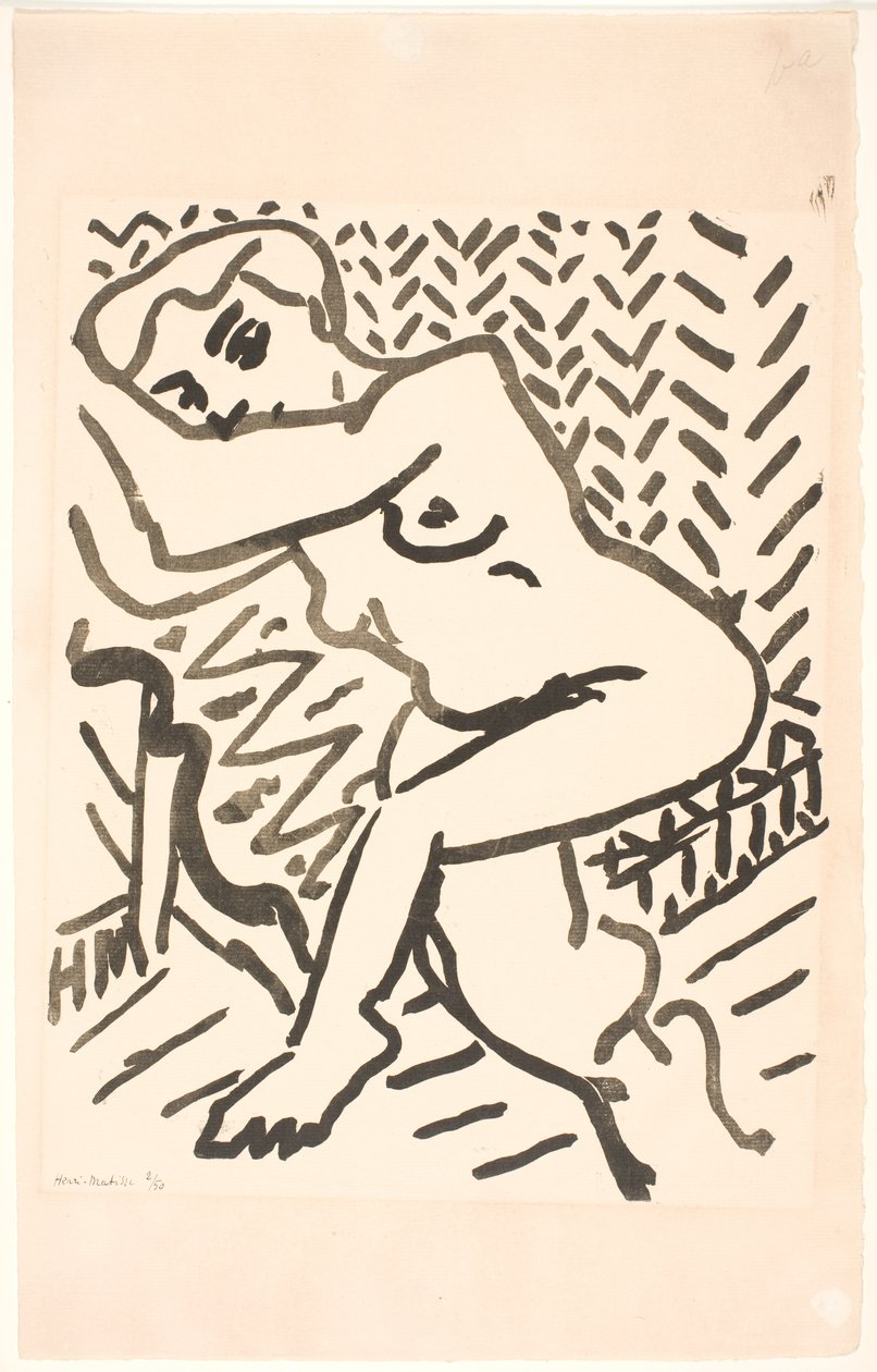 Nu assis - Henri Matisse