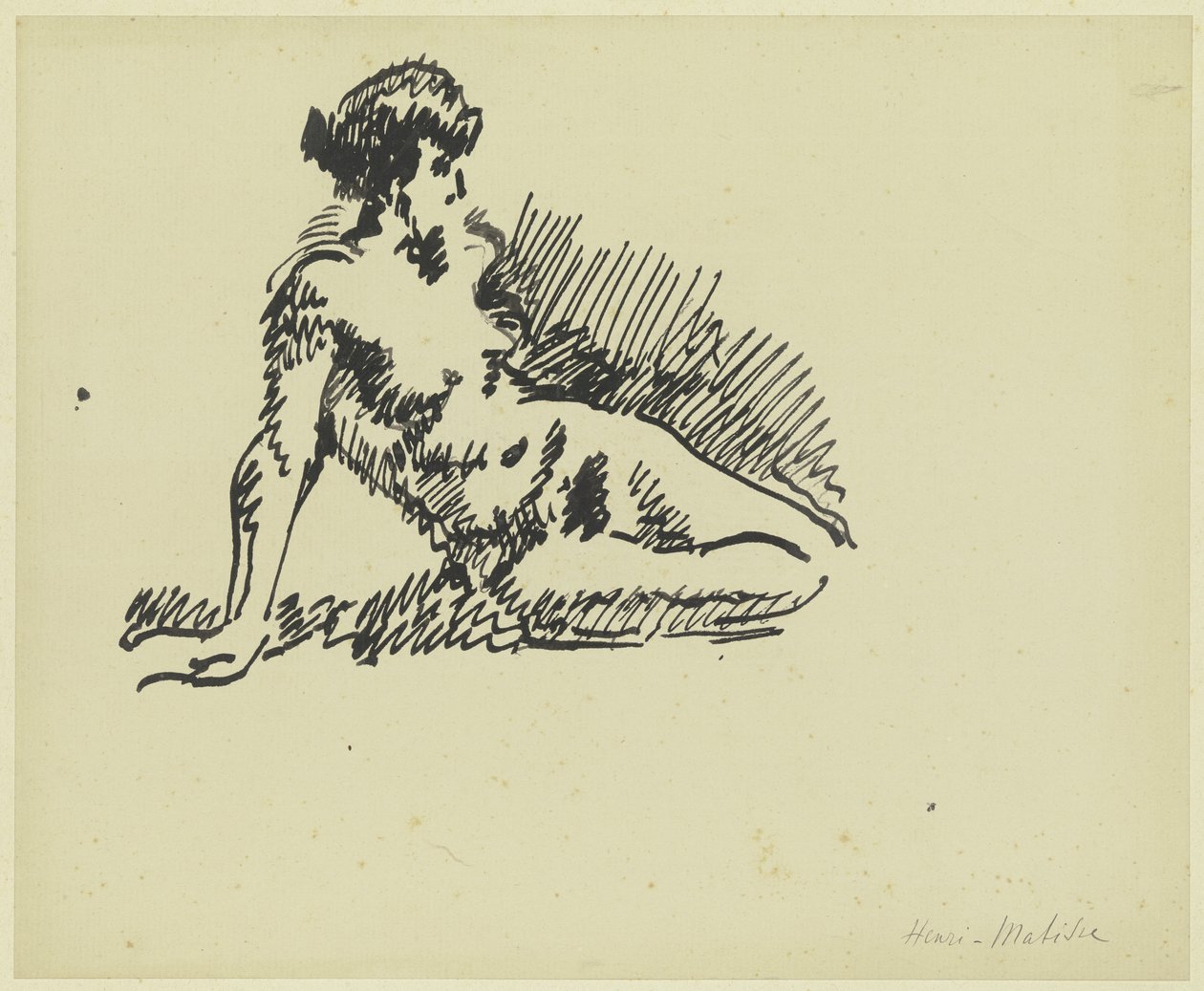 Nu féminin assis - Henri Matisse