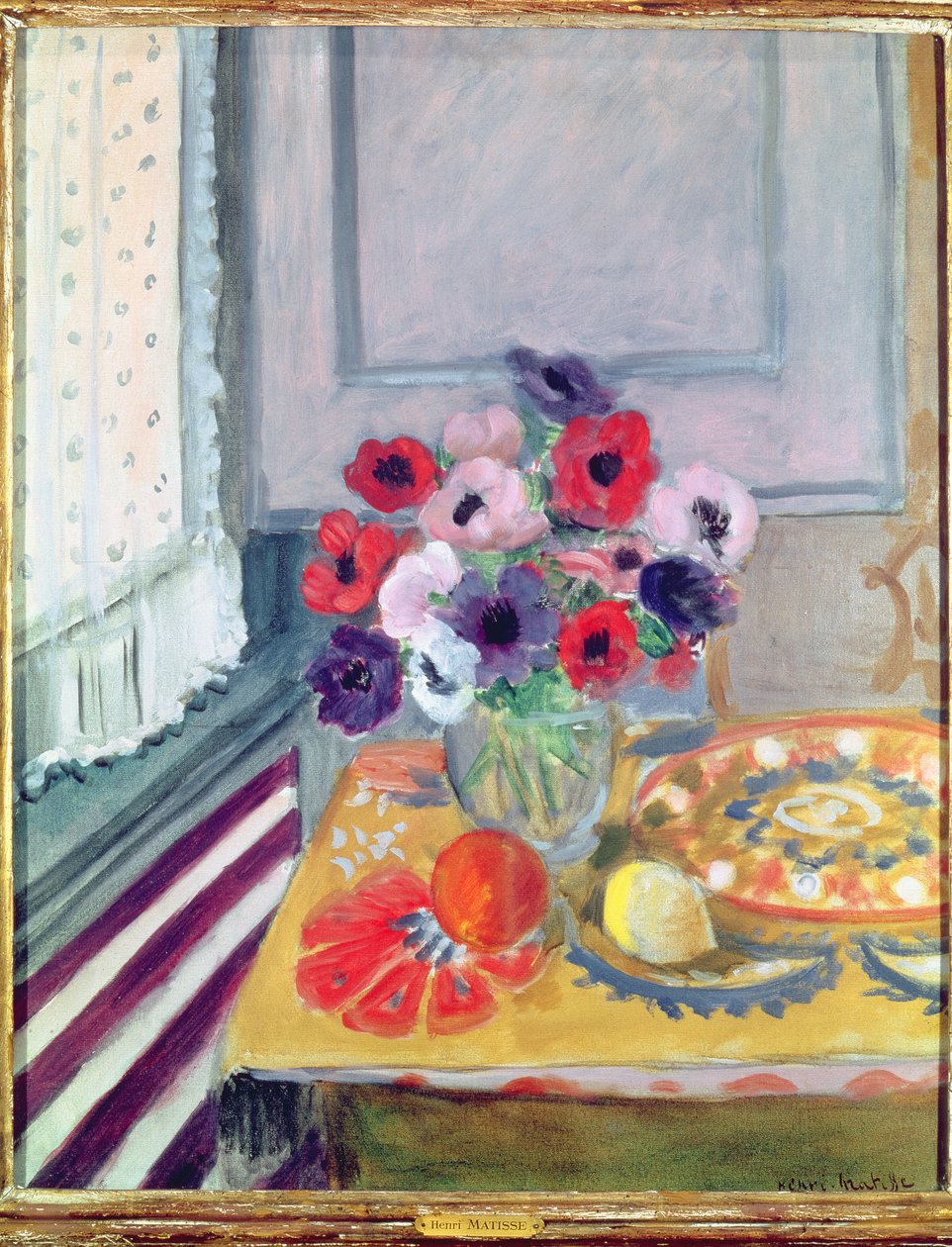 Nature morte aux anémones - Henri Matisse