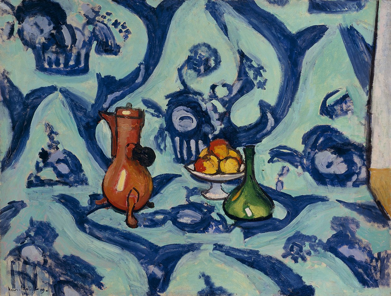 Nature morte avec nappe bleue - Henri Matisse