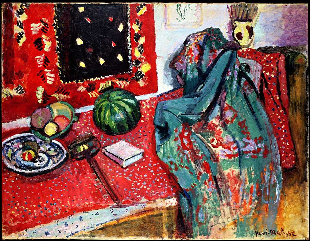 Nature morte au tapis rouge - Henri Matisse