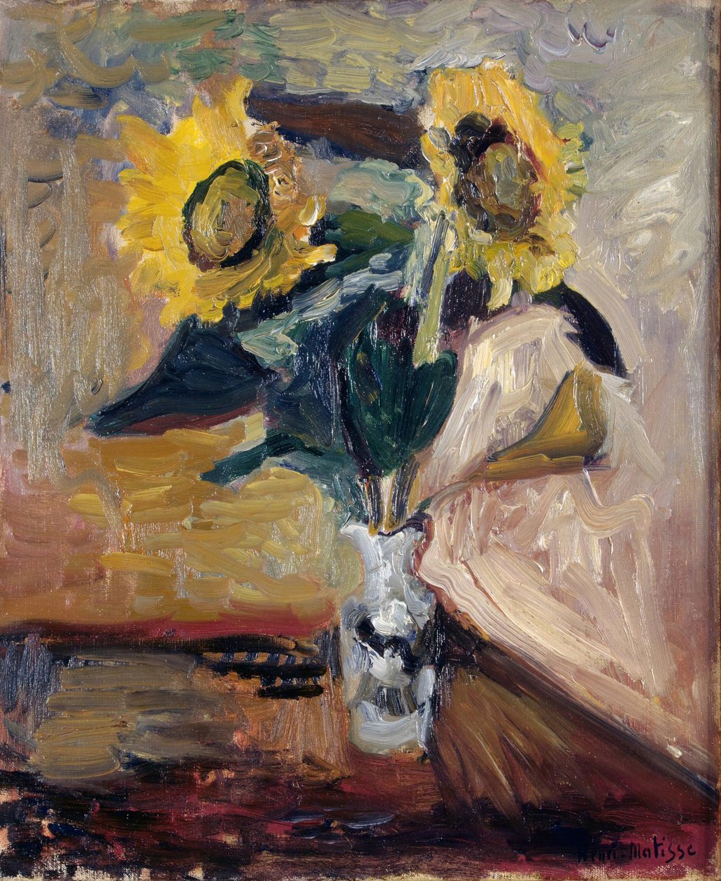 Tournesols dans un vase - Henri Matisse