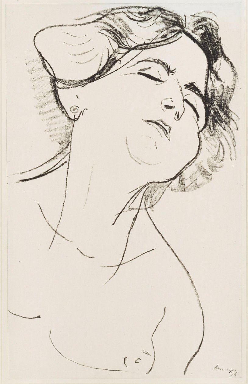 Tête de femme, les yeux clos - Henri Matisse