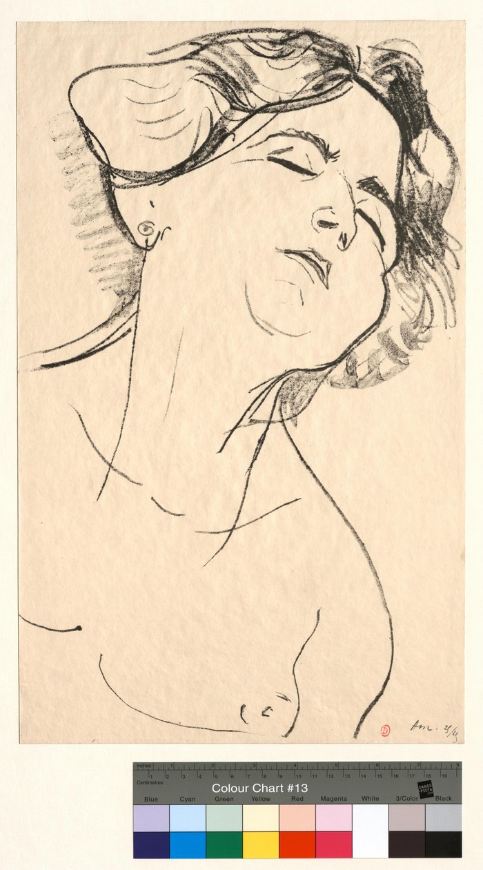 Tête de femme, les yeux clos - Henri Matisse