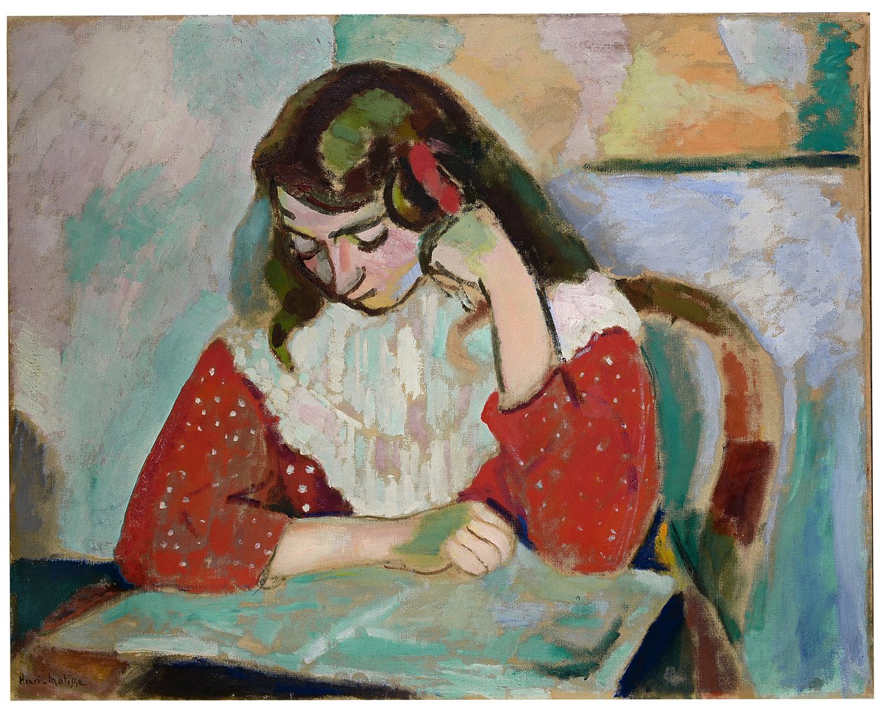 Le lecteur, Marguerite Matisse - Henri Matisse