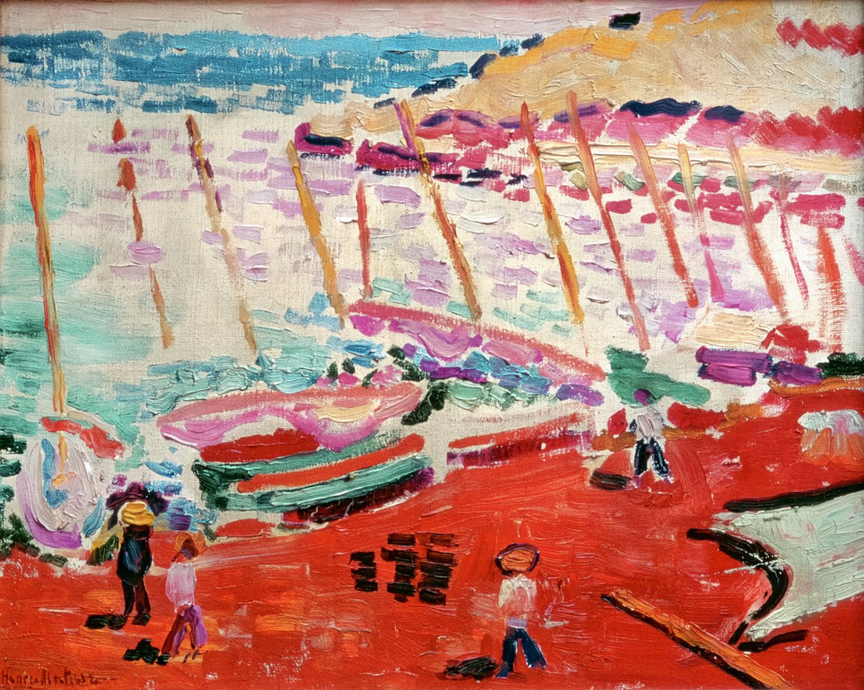 La plage rouge, Collioure, été 1905 (huile sur toile) - Henri Matisse