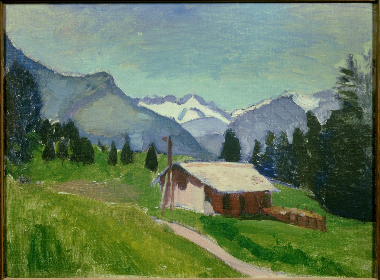 Les Alpes savoyardes 1901 (huile sur toile) - Henri Matisse
