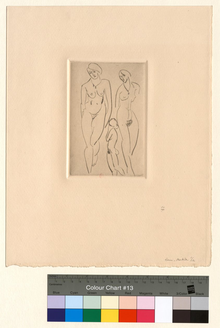 Trois figures - Académies - Henri Matisse