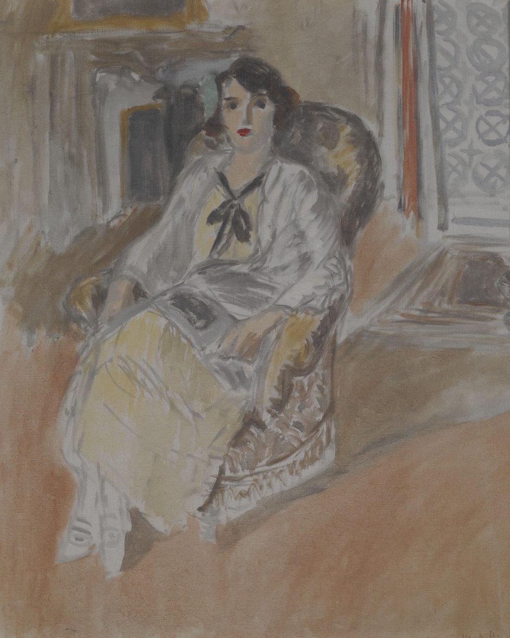 Femme assise dans un fauteuil, vers 1922 (huile sur toile) - Henri Matisse