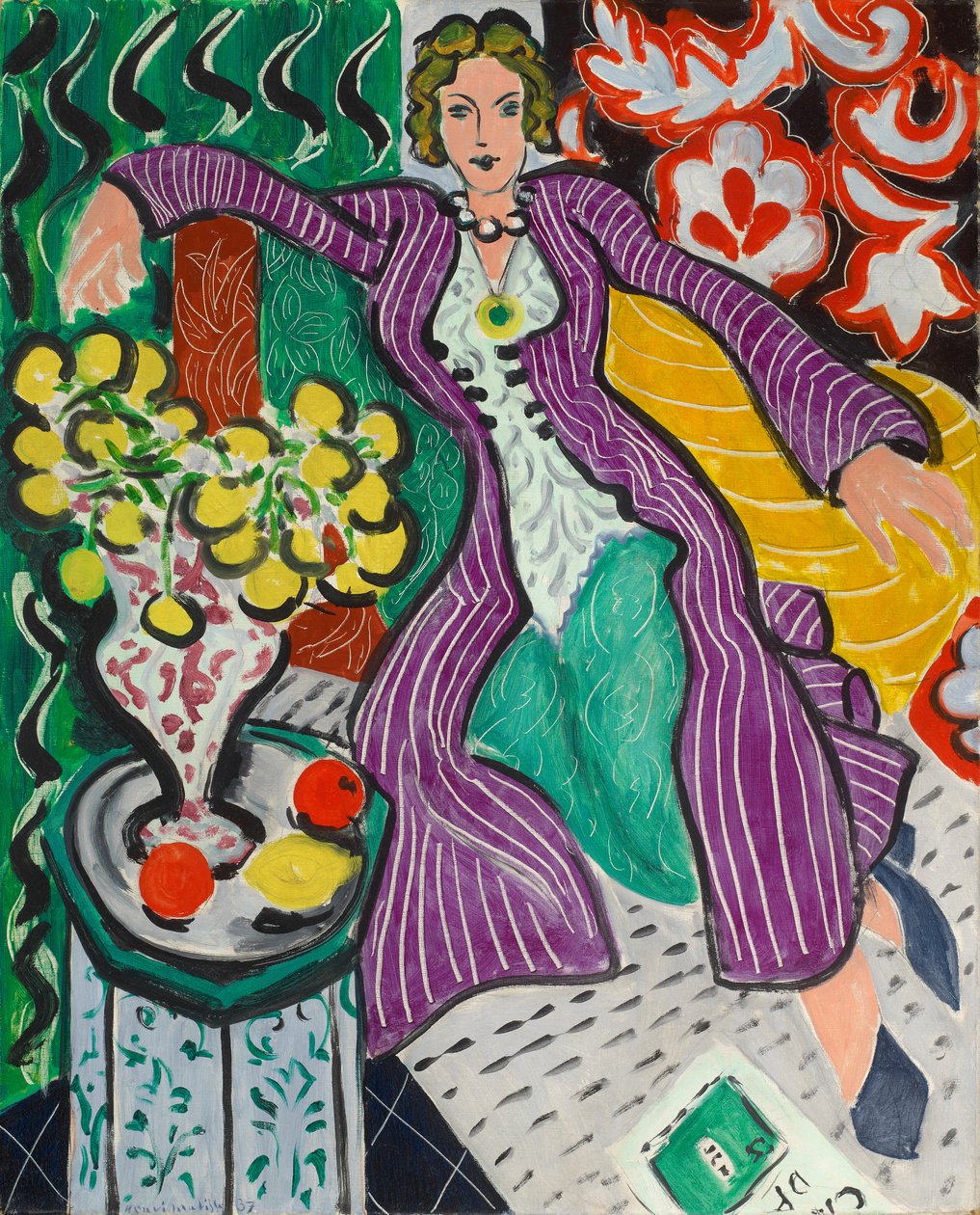 Femme en manteau violet - Henri Matisse