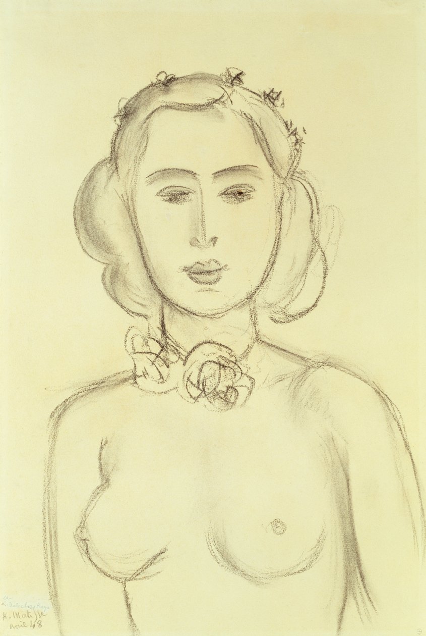Femme aux seins nus - Henri Matisse