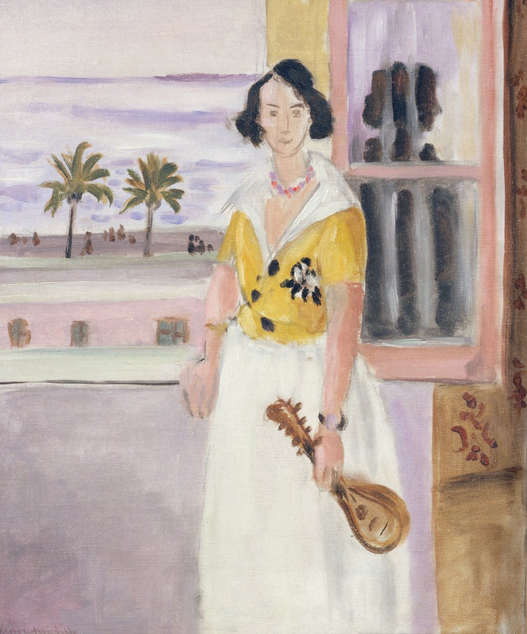Femme à la mandoline, vers 1921-22 (huile sur toile) - Henri Matisse