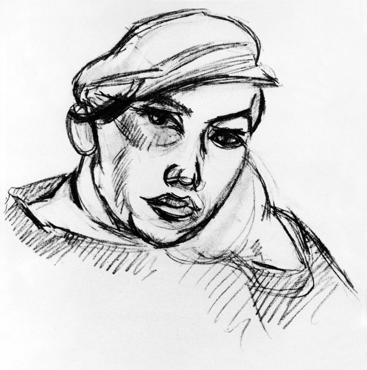 Jeune marin à Collioure, vers 1907 (dessin) - Henri Matisse