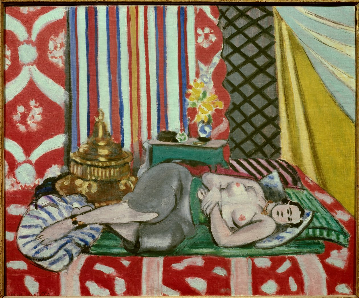 odalisque a la culotte grise 1925 (oil on canvas) - Henri Matisse