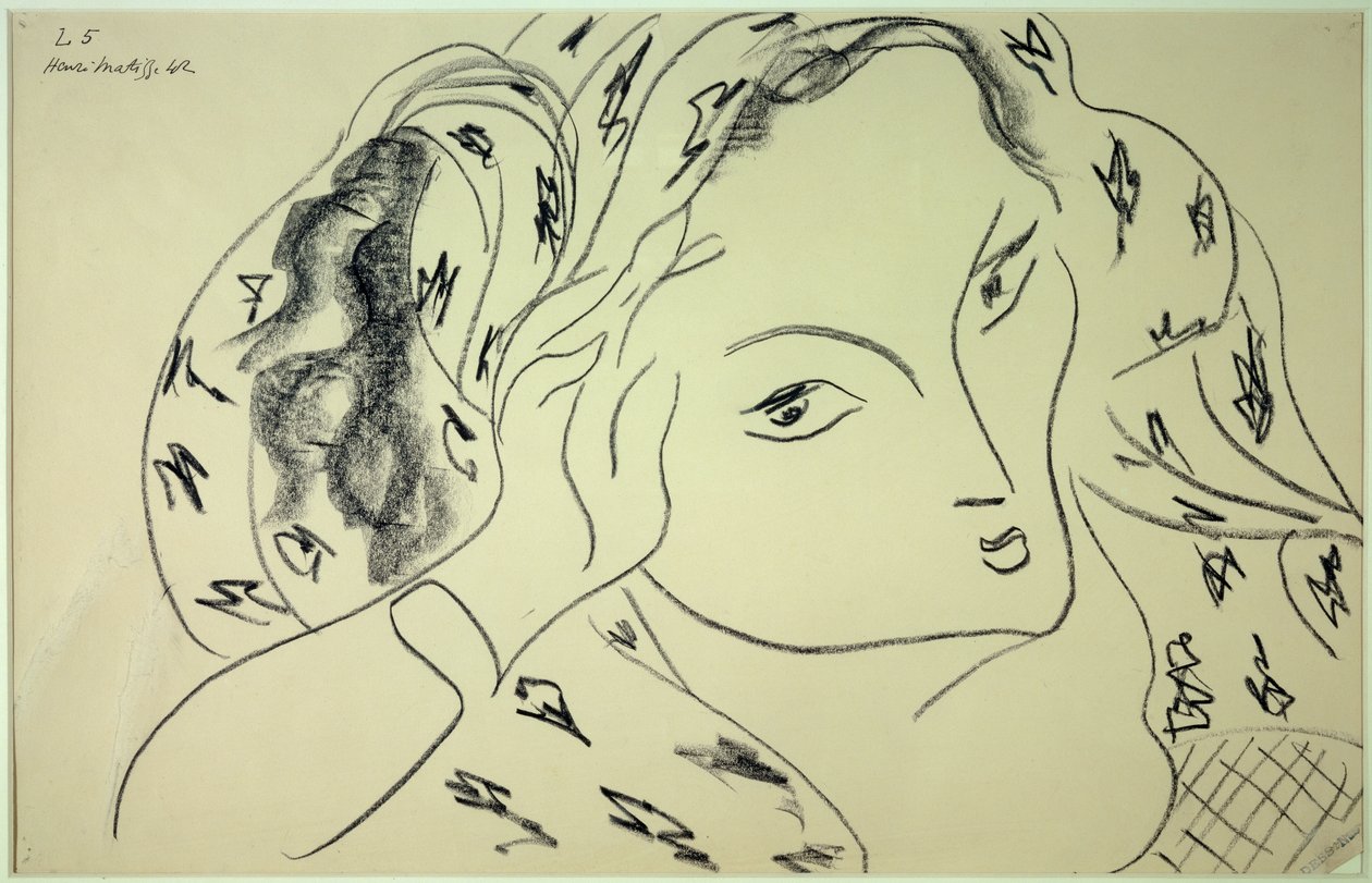 thème et variation l.5 1942 (dessin) - Henri Matisse