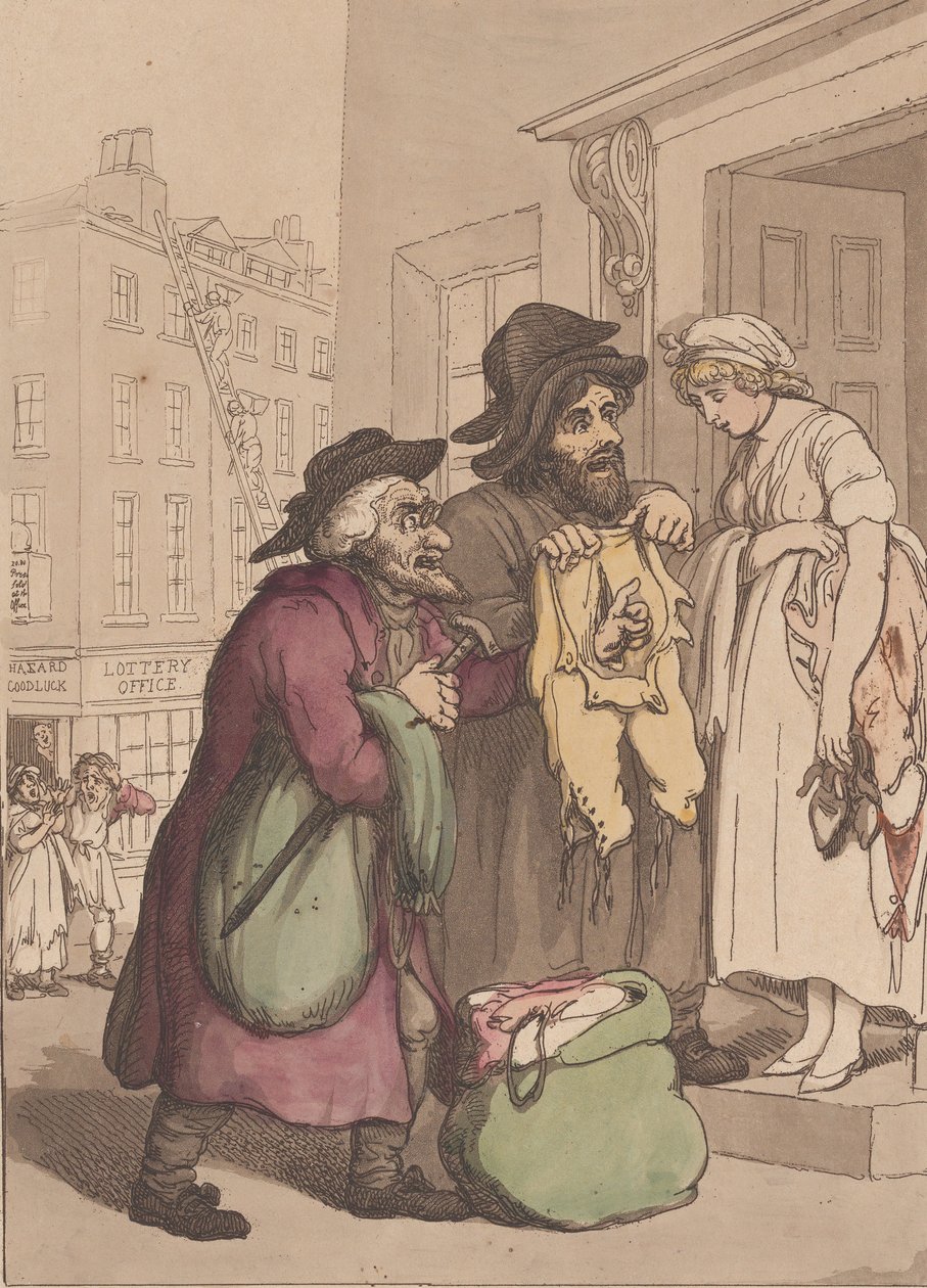 Les cris de Londres, No. 7, Vieux vêtements - Henri Merke