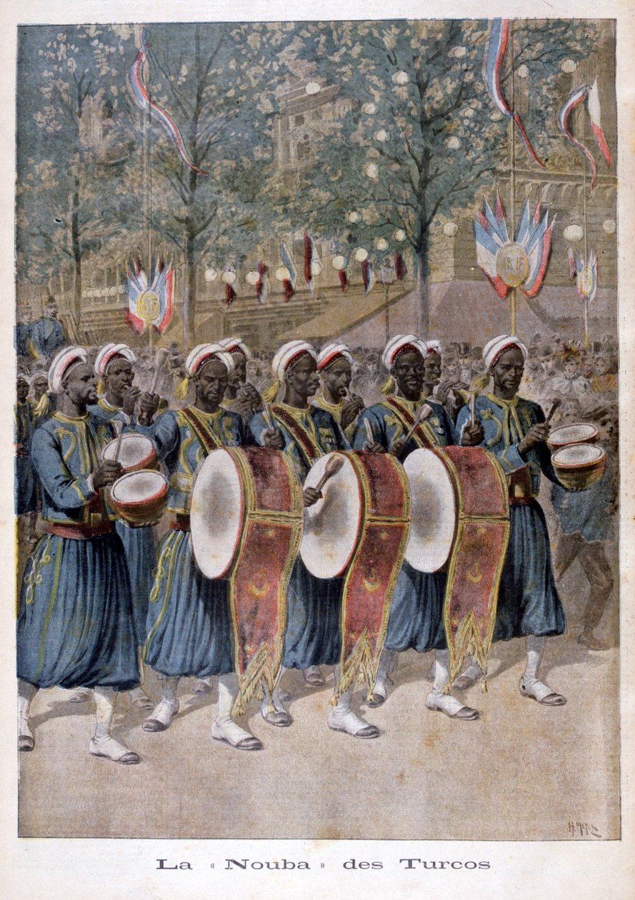 Un régiment de Turcos algériens, 1896 - Henri Meyer