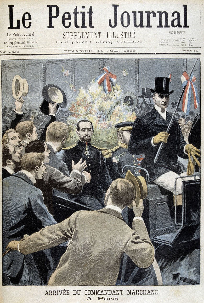 Arrivée du commandant Marchand à Paris - dans "Le Petit Journal" du 11/06/1899 - Henri Meyer