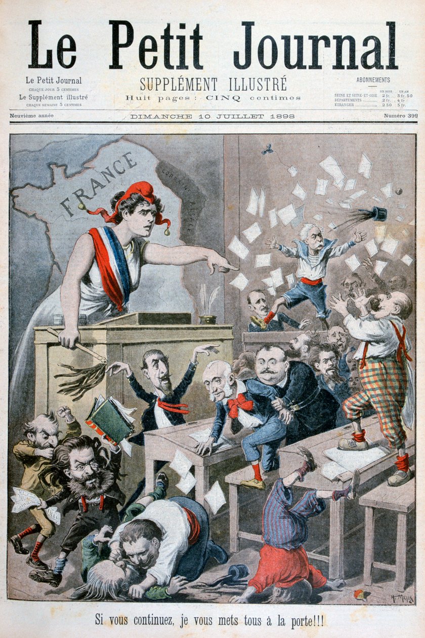 Caricature de la Chambre des députés, Paris, 1898 - Henri Meyer