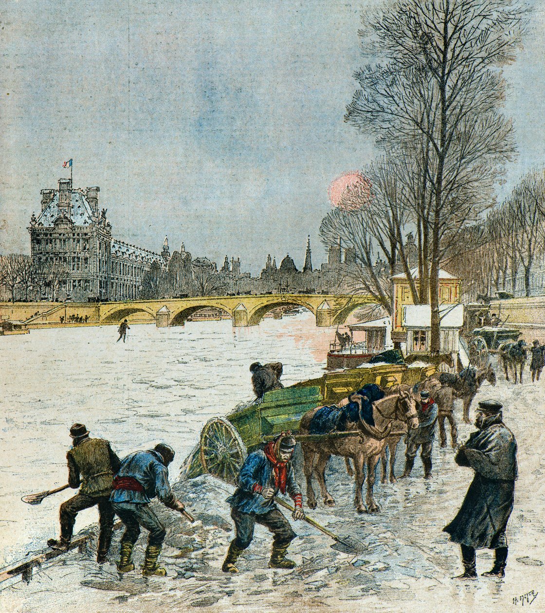 Vague de froid sur Paris - Henri Meyer