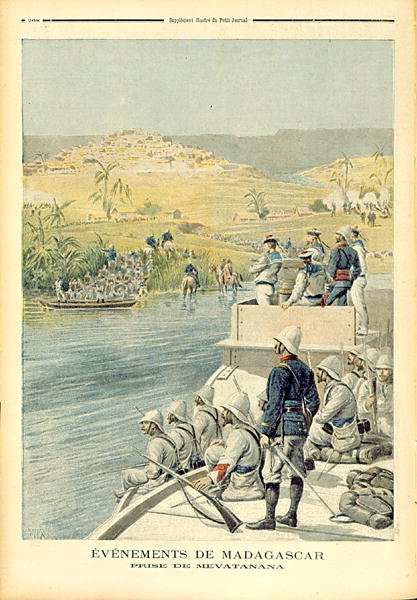 Événements à Madagascar : La capture de Mevatanana, illustration du Petit Journal, 30 juin 1895 - Henri Meyer