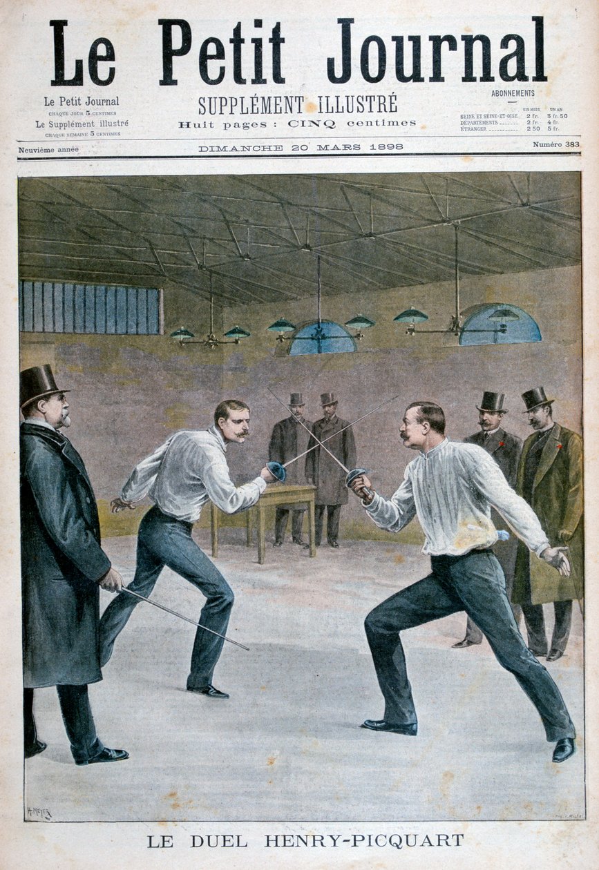 Duel Henry-Picquart, 1898 - Henri Meyer