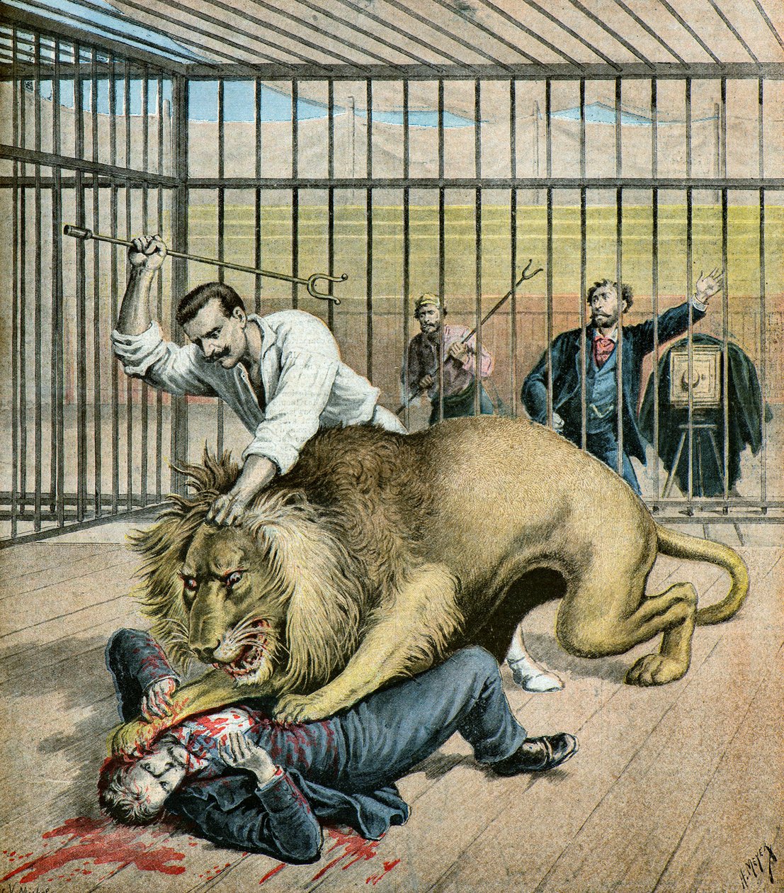 Léon Eysette voulant se faire photographier, 1895 (Illustration) - Henri Meyer