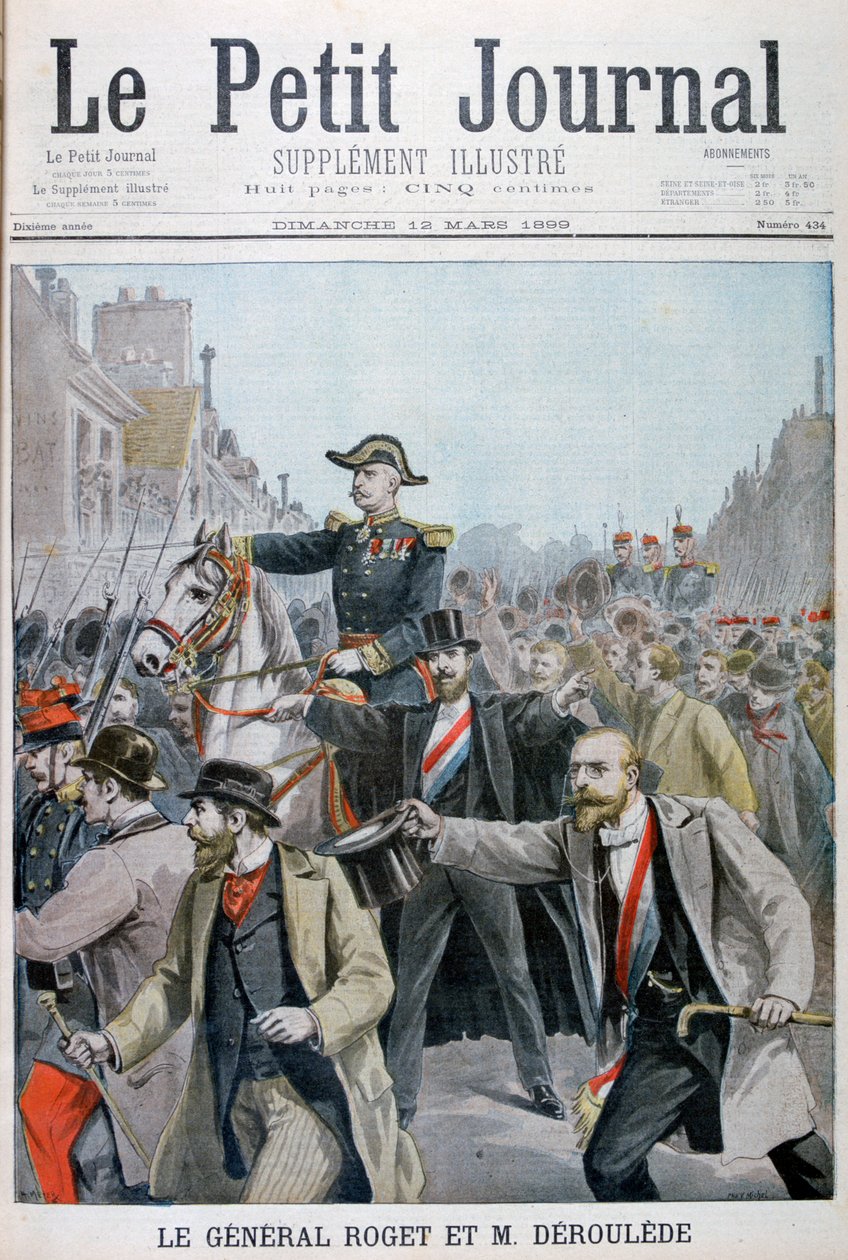 Paul Déroulède attrapant la bride du général Roget, Paris, 1899 - Henri Meyer