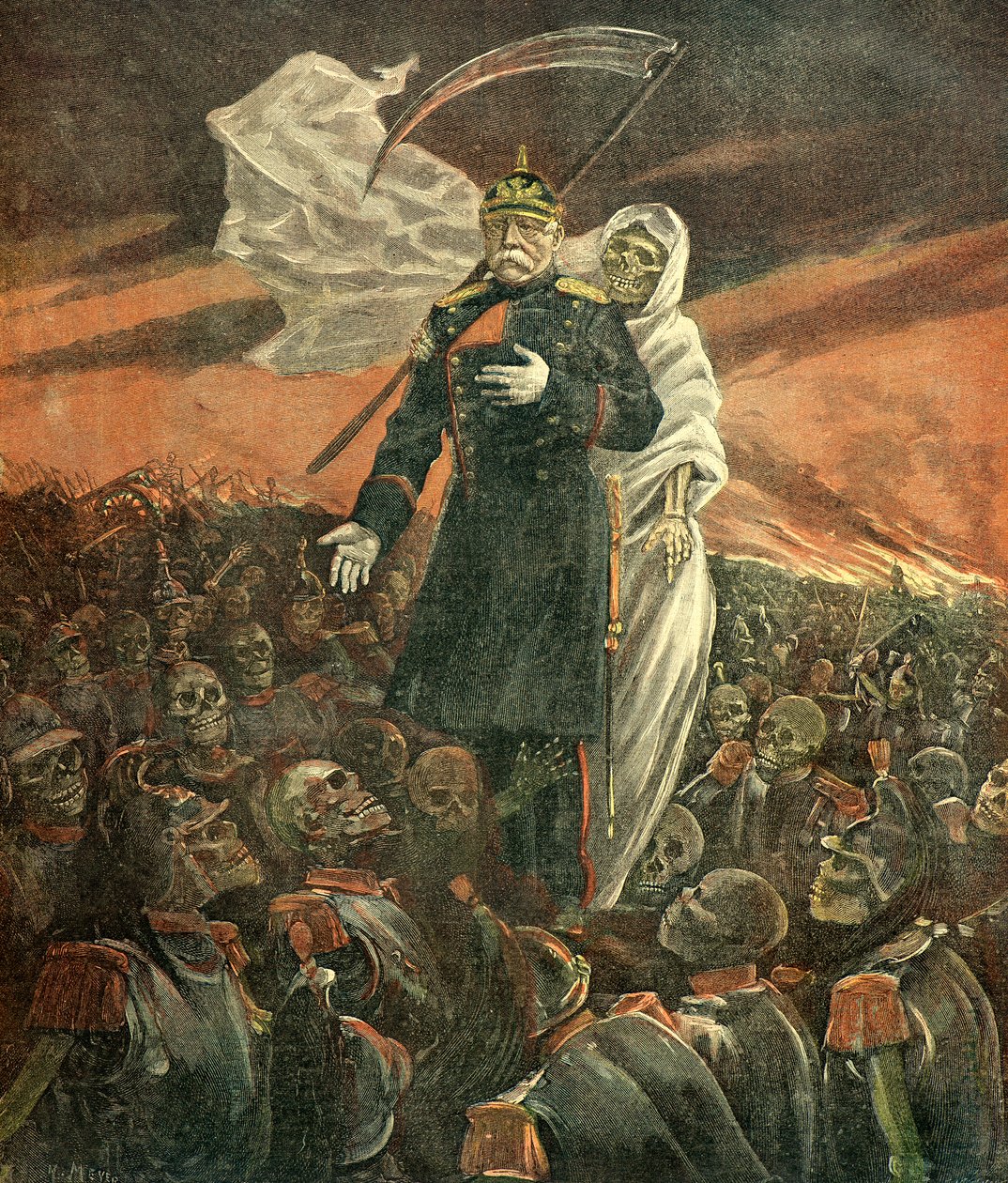 Portrait de Bismarck - Henri Meyer