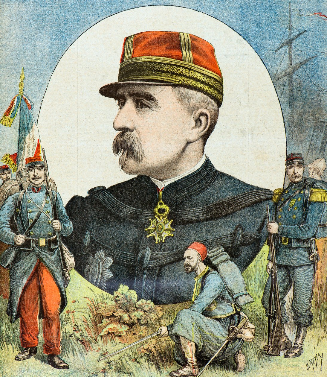 Portrait du général Jacques Duchesne - Henri Meyer