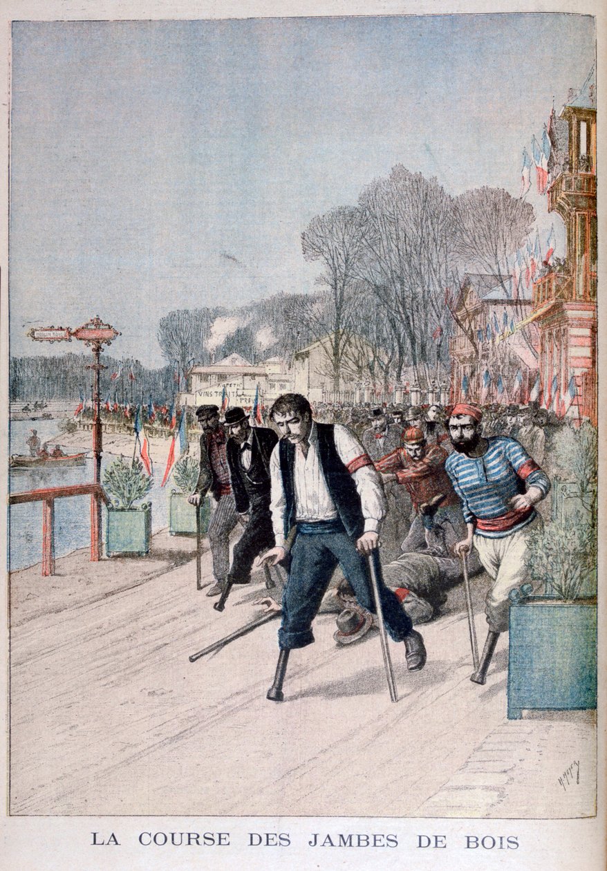 La course des jambes de bois, 1895 - Henri Meyer