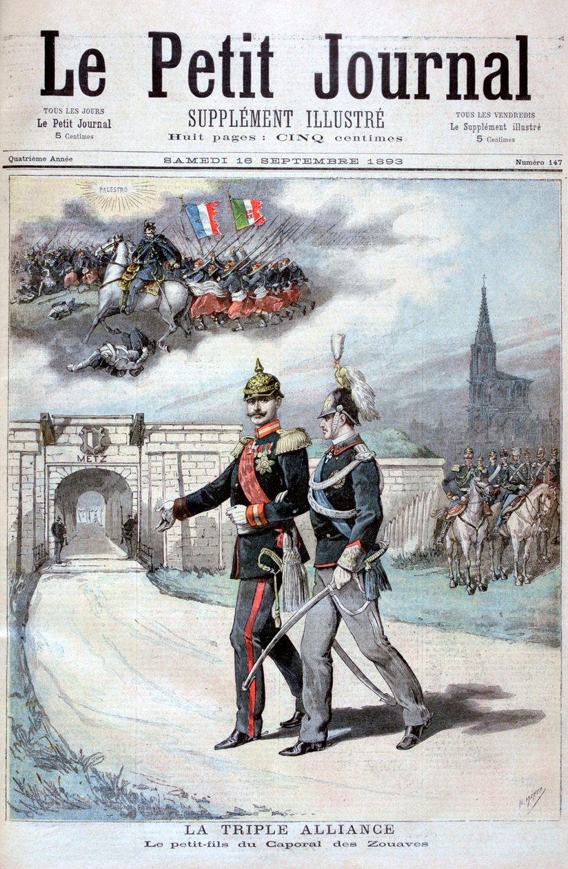 La Triple Alliance, Allemagne, Autriche-Hongrie et Italie, 1894 - Henri Meyer