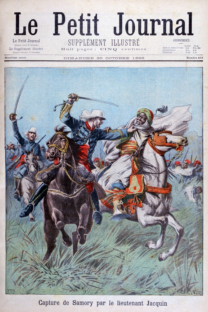 La capture de Toure Samory par le lieutenant Jacquin près de Guelemou en 1898 - Henri Meyer