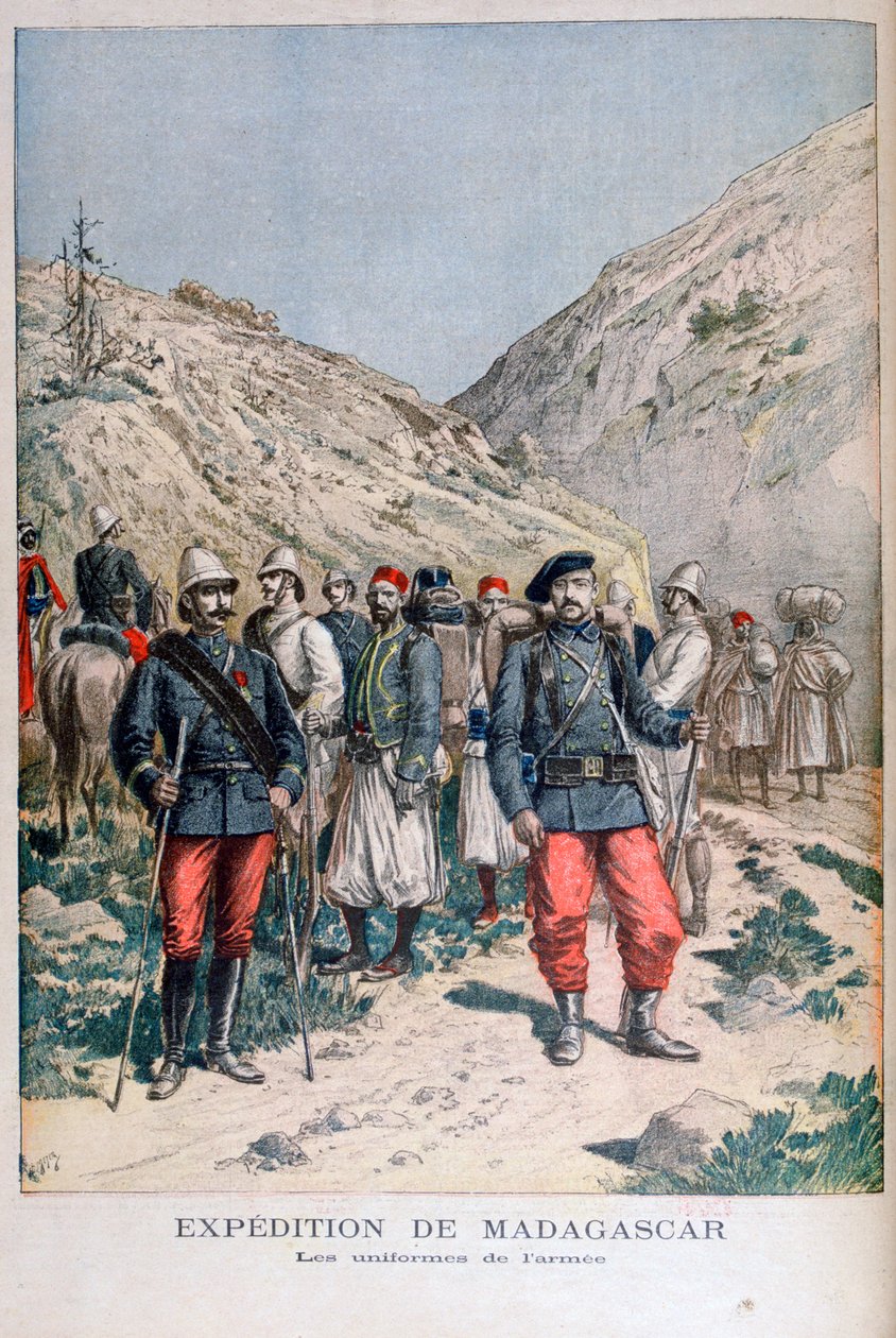 Uniformes de la force expéditionnaire française à Madagascar - Henri Meyer