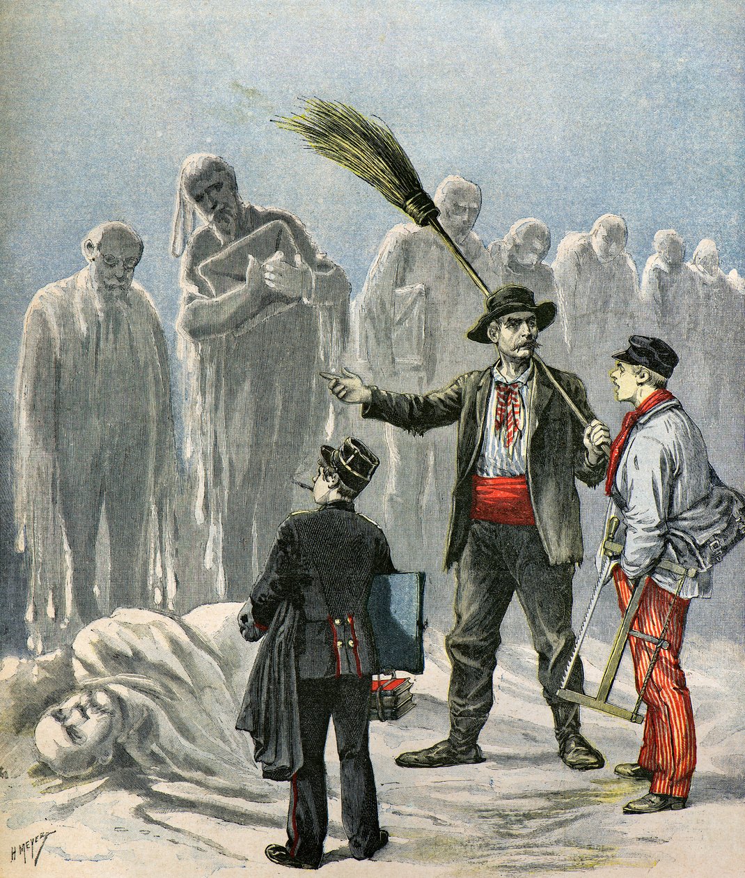 caricature des hommes politiques français - Henri Meyer