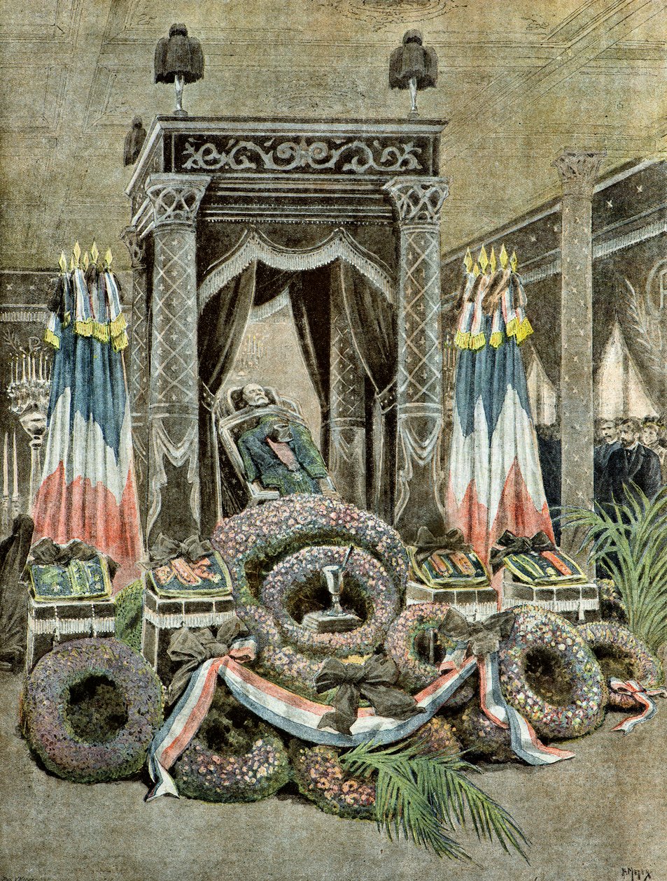 décès de Louis Pasteur, 1895 (Illustration) - Henri Meyer