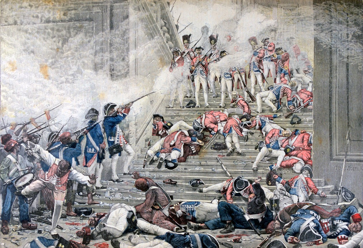 Prise des Tuileries, 10 août 1792 - Henri Paul Motte