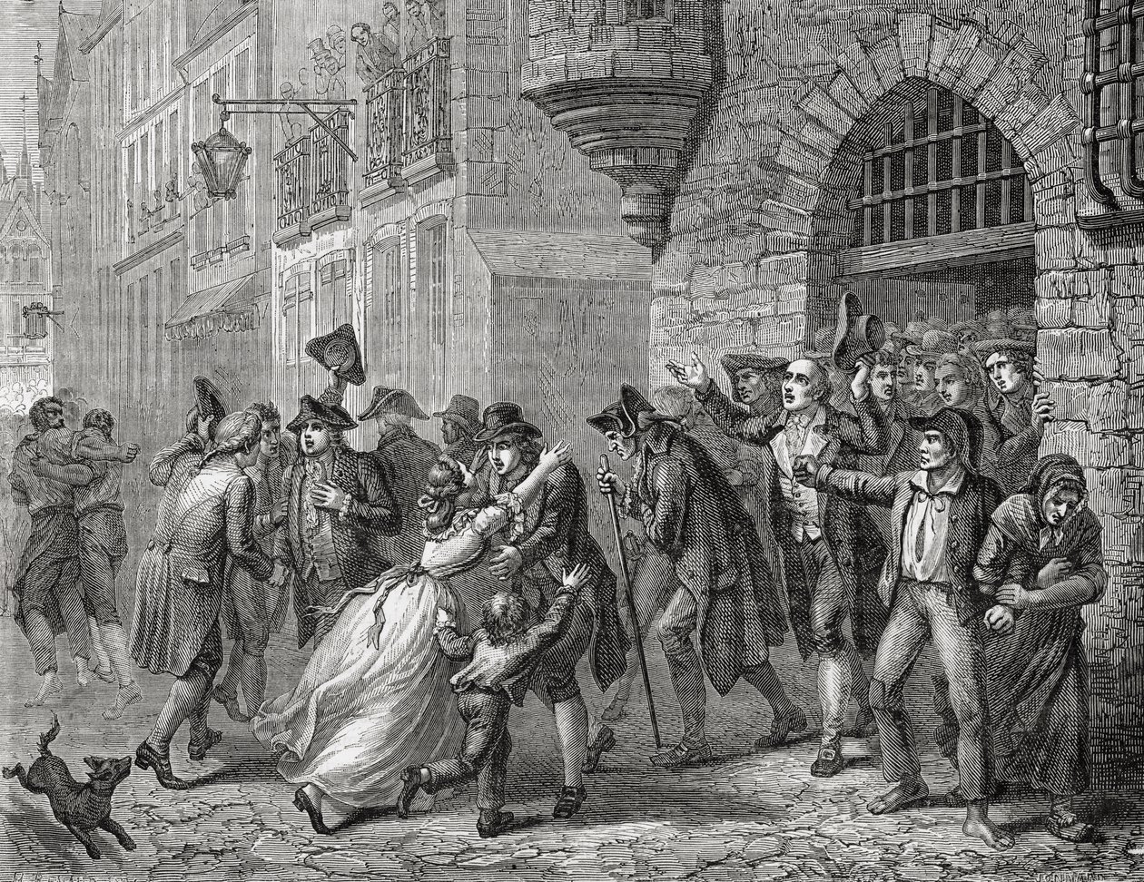 La libération des modérés, 1794, de 