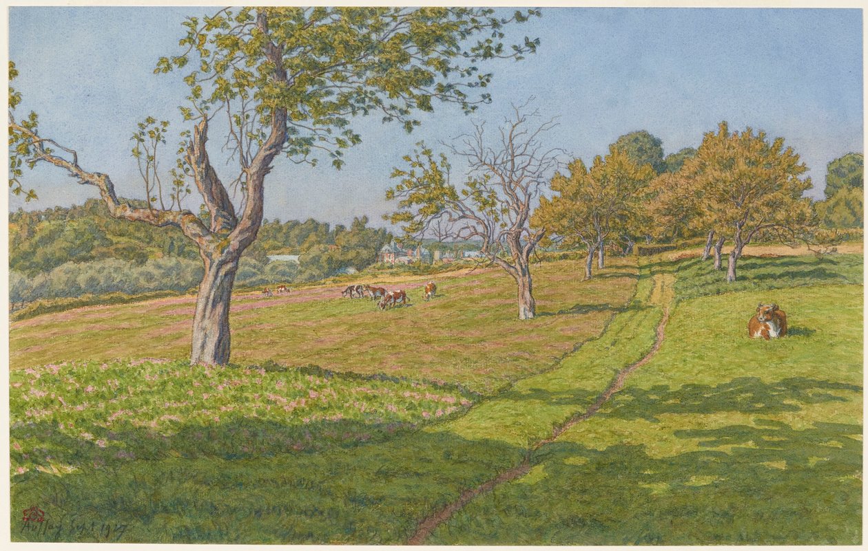 Champs à Auffay - Henri Rivière