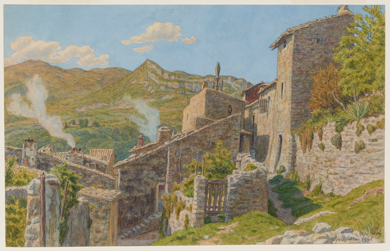 Dans la vieille ville. Nyons - Henri Rivière