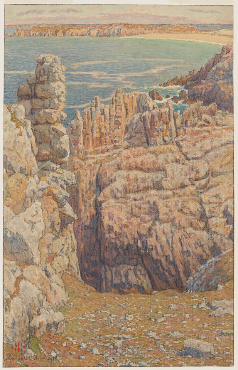 Falaises de Camaret - Henri Rivière