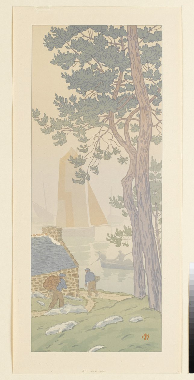 La brume (planche 4 de : La Féerie des Heures) - Henri Rivière