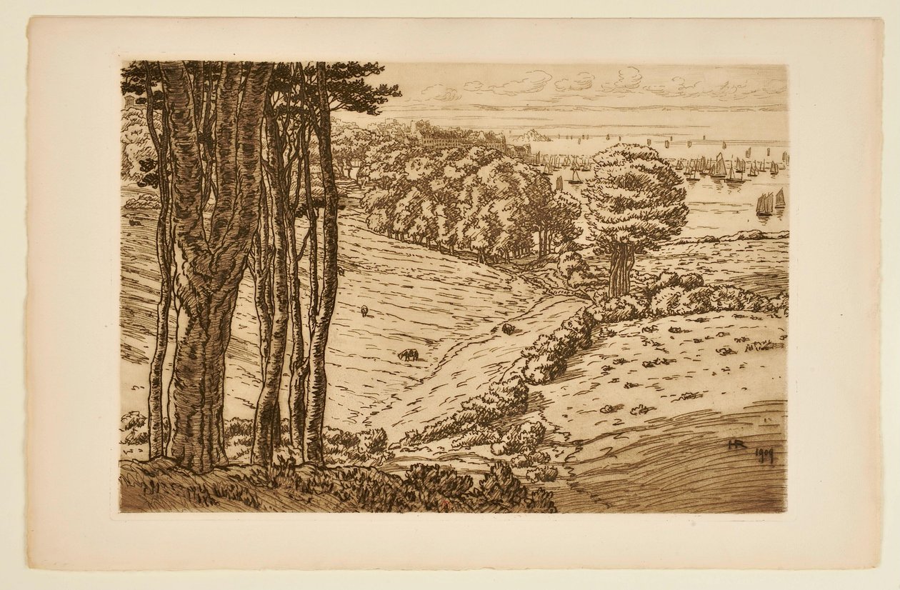Le port de Douarnenez - Henri Rivière