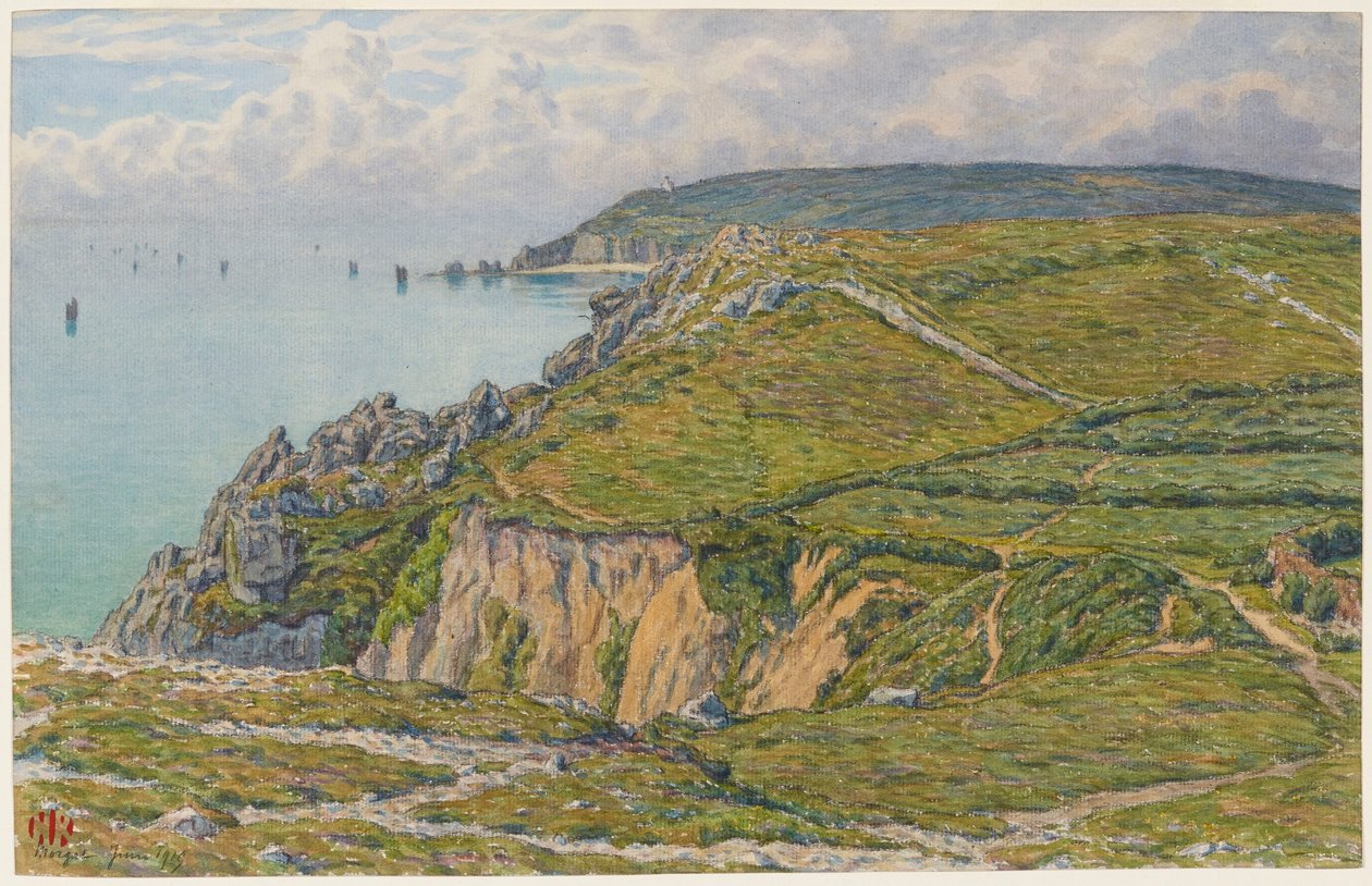 Matinée orageuse à Port-Mahon, Morgat - Henri Rivière