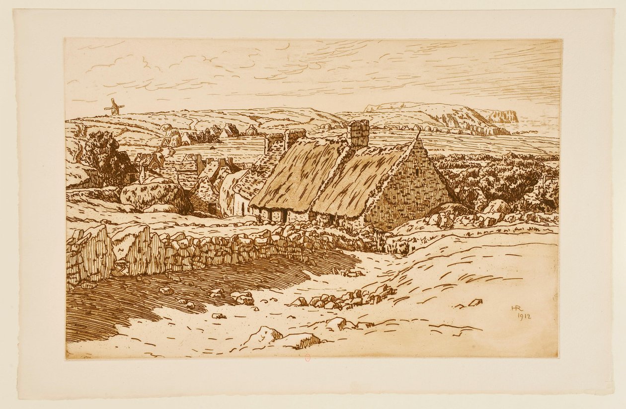 Paysage au moulin - Henri Rivière
