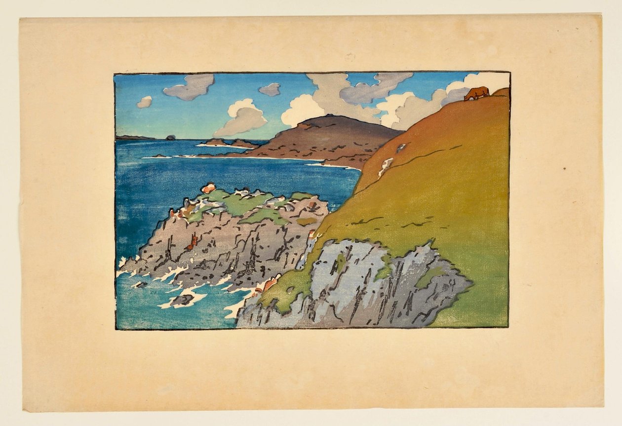 [Paysage de falaises bretonnes] - Henri Rivière