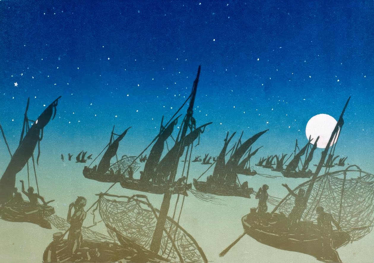 Les pêcheurs - Henri Rivière