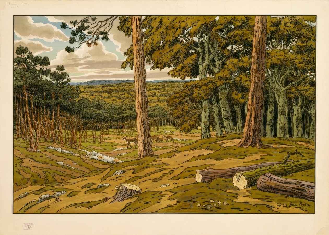 La Forêt - Henri Rivière